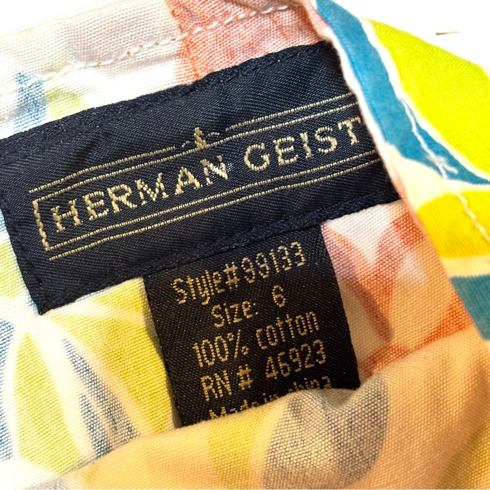 Herman Geist Tropical Floral Skort 6 - Picture 7 of 9